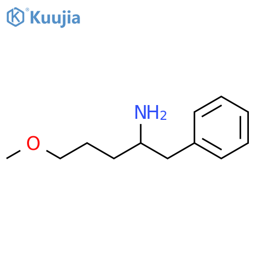 5-methoxy-1-phenylpentan-2-amine structure