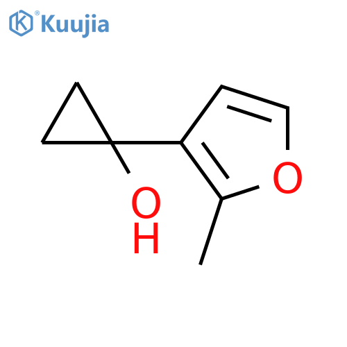 Cyclopropanol, 1-(2-methyl-3-furanyl)- structure