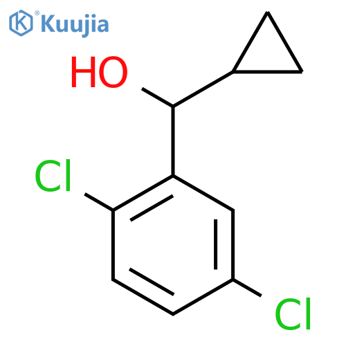 Cyclopropyl(2,5-dichlorophenyl)methanol structure