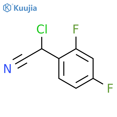 2-chloro-2-(2,4-difluorophenyl)acetonitrile structure