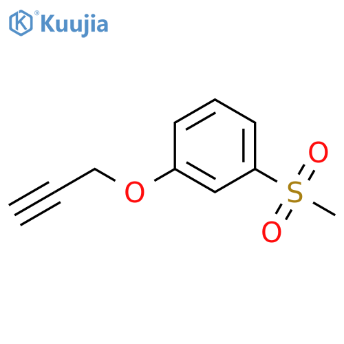 1-methanesulfonyl-3-(prop-2-yn-1-yloxy)benzene structure