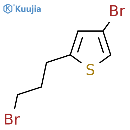 4-Bromo-2-(3-bromopropyl)thiophene structure