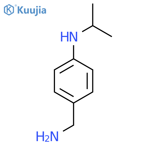 4-(aminomethyl)-N-(propan-2-yl)aniline structure