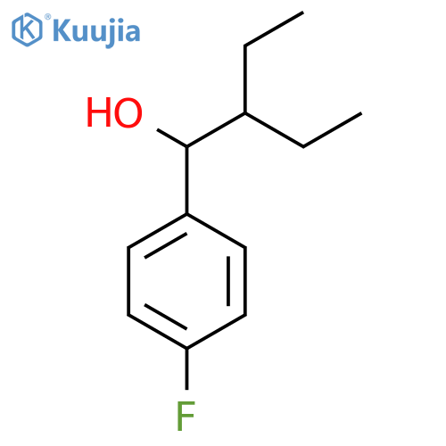 alpha-(1-Ethylpropyl)-4-fluorobenZenemethanol structure