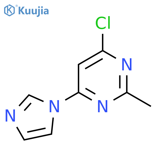 4-Chloro-6-(1H-imidazol-1-yl)-2-methylpyrimidine structure