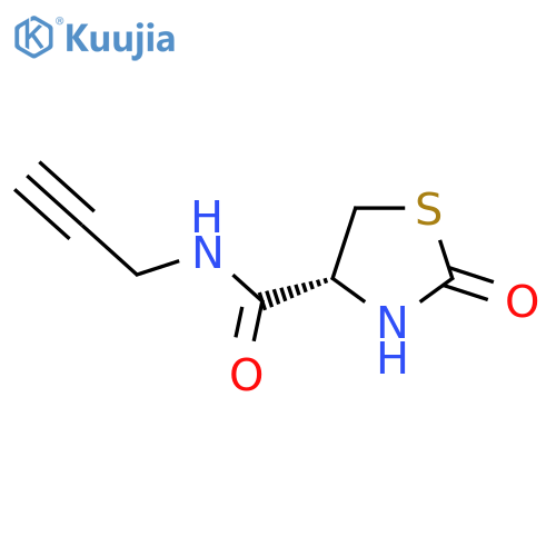 2-Oxo-N-2-propyn-1-yl-4-thiazolidinecarboxamide structure