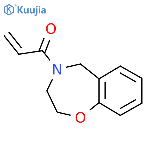 1-(2,3,4,5-Tetrahydro-1,4-benzoxazepin-4-yl)prop-2-en-1-one structure