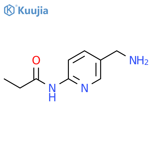 N-5-(aminomethyl)pyridin-2-ylpropanamide structure