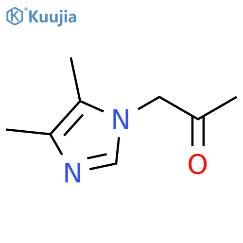 1-(4,5-dimethyl-1H-imidazol-1-yl)propan-2-one structure