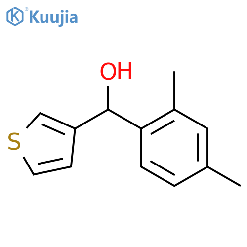 (2,4-Dimethylphenyl)(thiophen-3-yl)methanol structure