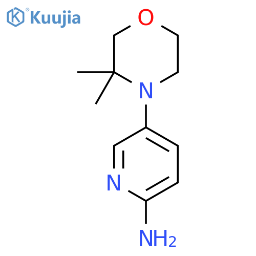 5-(3,3-Dimethylmorpholin-4-yl)pyridin-2-amine structure