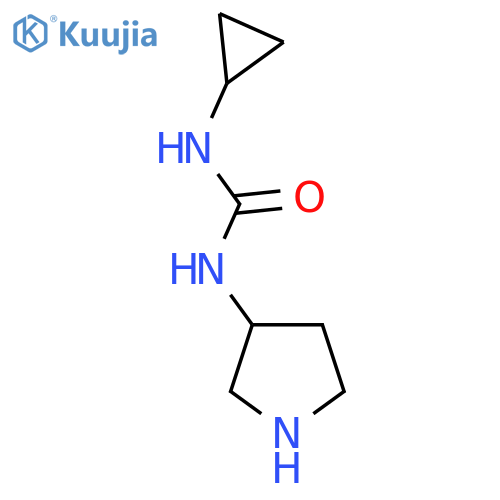 3-Cyclopropyl-1-(pyrrolidin-3-yl)urea structure
