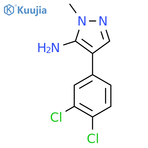 4-(3,4-dichlorophenyl)-1-methyl-1H-pyrazol-5-amine structure