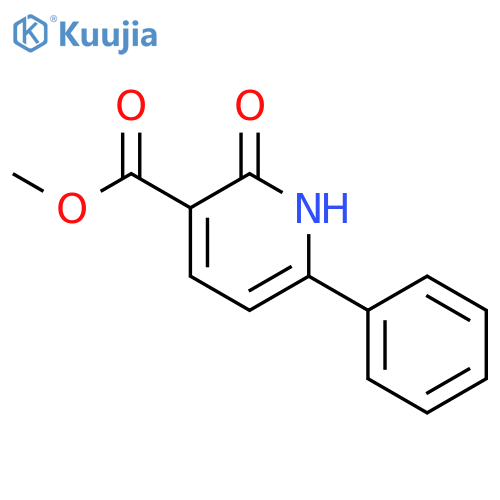 Methyl 2-oxo-6-phenyl-1,2-dihydropyridine-3-carboxylate structure