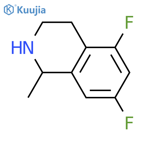 5,7-difluoro-1-methyl-1,2,3,4-tetrahydroisoquinoline structure