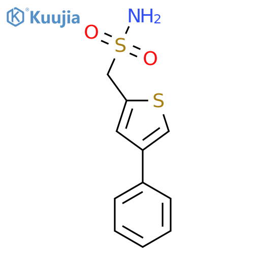 (4-Phenylthiophen-2-yl)methanesulfonamide structure