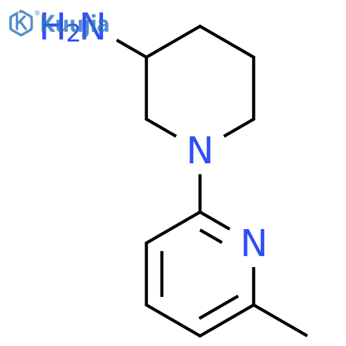 1-(6-Methylpyridin-2-yl)piperidin-3-amine structure
