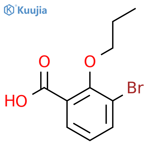 3-Bromo-2-propoxybenzoic acid structure