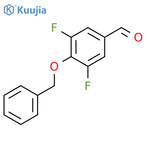3,5-Difluoro-4-(Phenylmethoxy)-Benzaldehyde structure