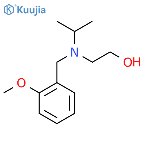 2-[Isopropyl-(2-methoxy-benzyl)-amino]-ethanol structure