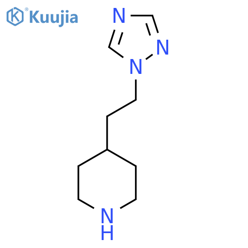 4-2-(1H-1,2,4-triazol-1-yl)ethylpiperidine structure