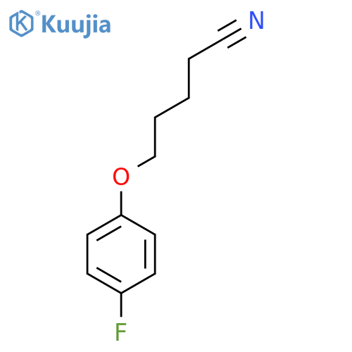 5-(4-Fluoro-phenoxy)pentanenitrile structure