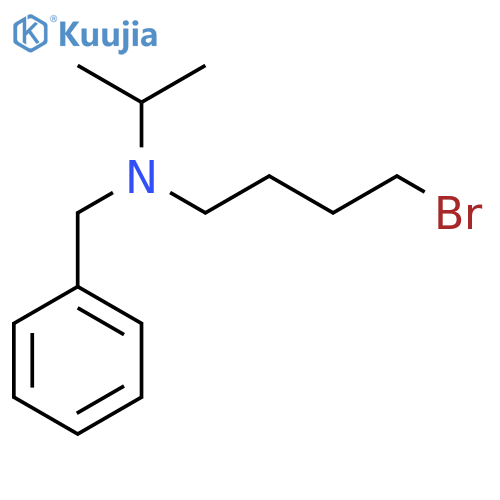 Benzyl(4-bromobutyl)(propan-2-yl)amine structure