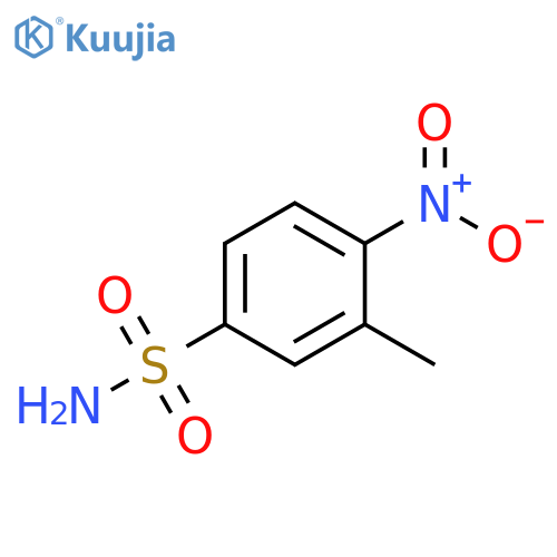 3-methyl-4-nitrobenzene-1-sulfonamide structure