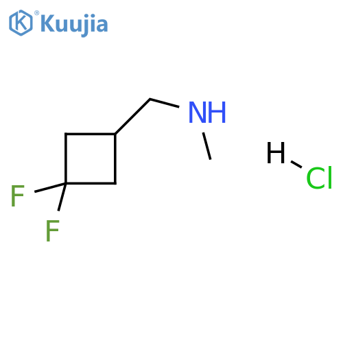 [(3,3-difluorocyclobutyl)methyl](methyl)amine hydrochloride structure