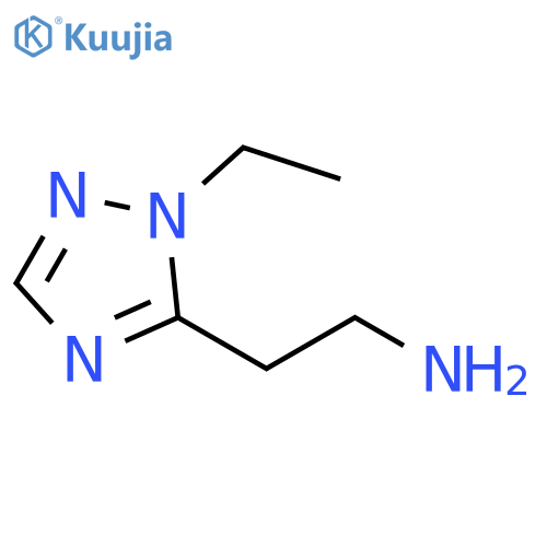 2-(1-ethyl-1H-1,2,4-triazol-5-yl)ethan-1-amine structure