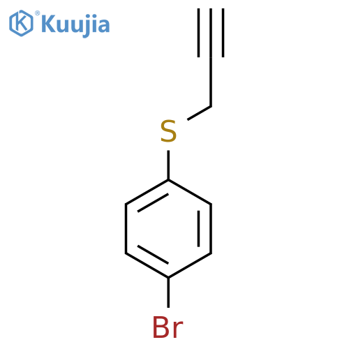 1-Bromo-4-(prop-2-yn-1-ylsulfanyl)benzene structure