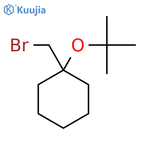 1-(Bromomethyl)-1-(tert-butoxy)cyclohexane structure