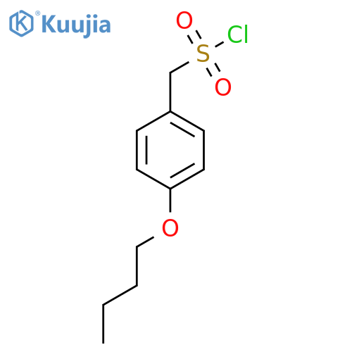 (4-Butoxyphenyl)methanesulfonyl chloride structure