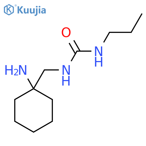 1-(1-aminocyclohexyl)methyl-3-propylurea structure