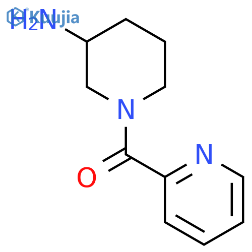 (3-Aminopiperidin-1-yl)(pyridin-2-yl)methanone structure