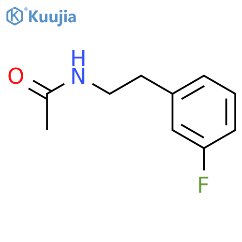 Acetamide, N-[2-(3-fluorophenyl)ethyl]- structure
