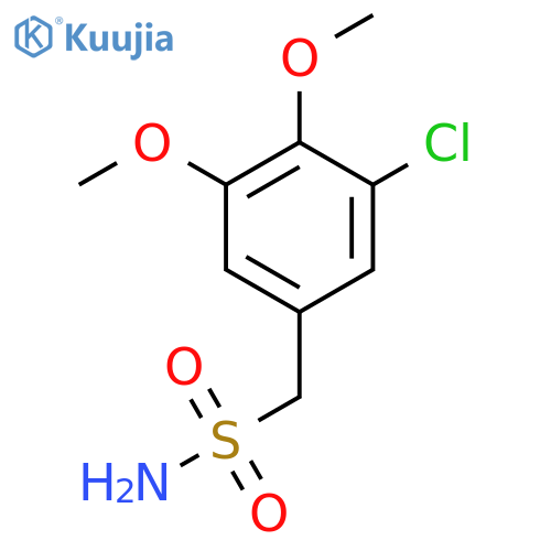 (3-Chloro-4,5-dimethoxyphenyl)methanesulfonamide structure