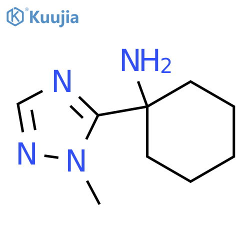 1-(1-methyl-1H-1,2,4-triazol-5-yl)cyclohexan-1-amine structure
