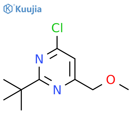 2-tert-butyl-4-chloro-6-(methoxymethyl)pyrimidine structure