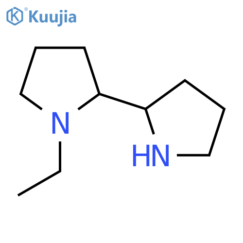 2,2'-Bipyrrolidine, 1-ethyl- structure