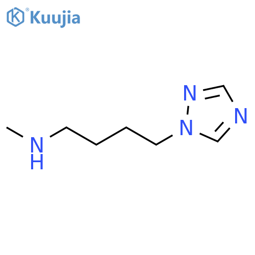 methyl4-(1H-1,2,4-triazol-1-yl)butylamine structure