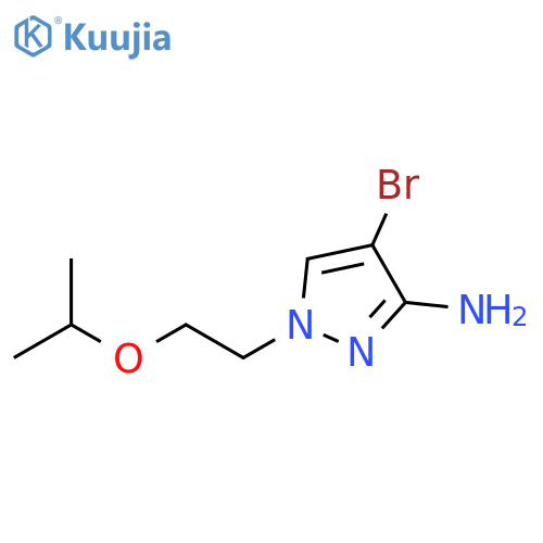 4-bromo-1-2-(propan-2-yloxy)ethyl-1H-pyrazol-3-amine structure