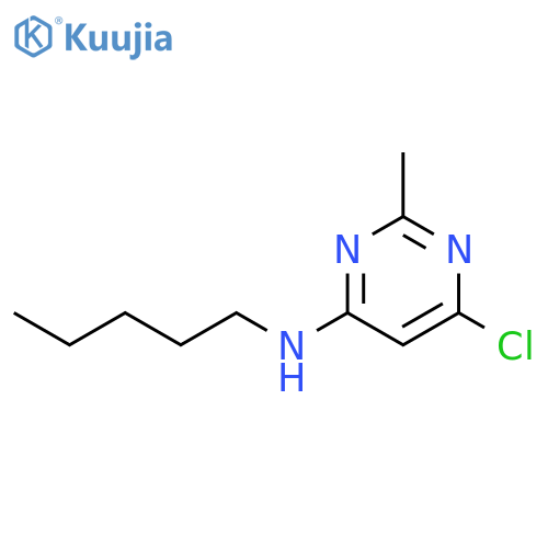 6-chloro-2-methyl-N-pentylpyrimidin-4-amine structure