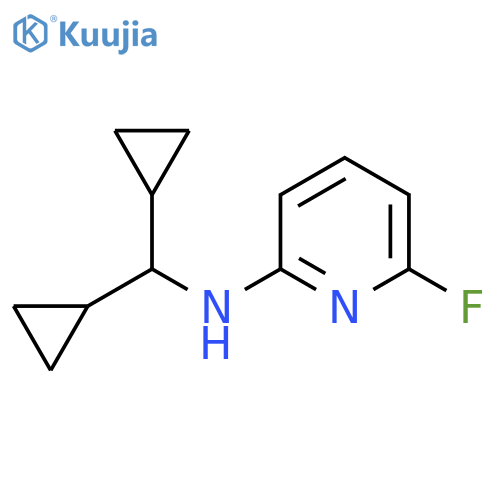 N-(dicyclopropylmethyl)-6-fluoropyridin-2-amine structure