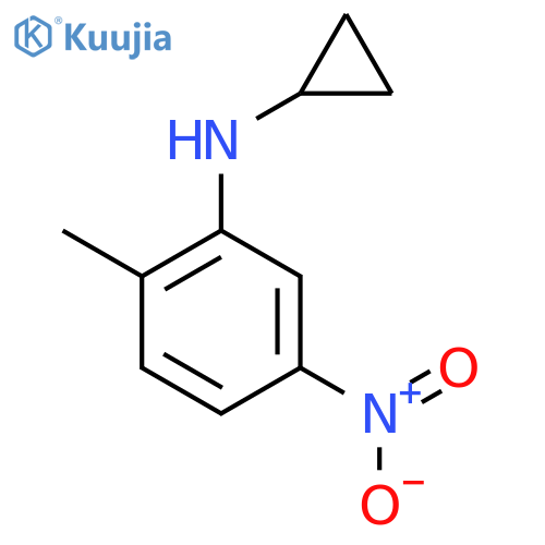 Cyclopropyl-(2-methyl-5-nitro-phenyl)-amine structure