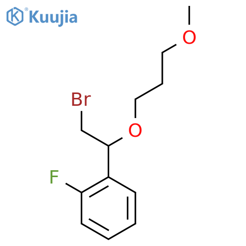 1-2-bromo-1-(3-methoxypropoxy)ethyl-2-fluorobenzene structure