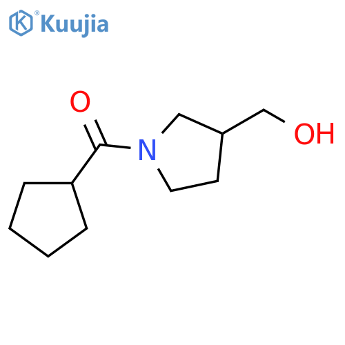 cyclopentyl(3-(hydroxymethyl)pyrrolidin-1-yl)methanone structure