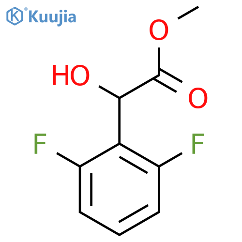 methyl 2-(2,6-difluorophenyl)-2-hydroxyacetate structure