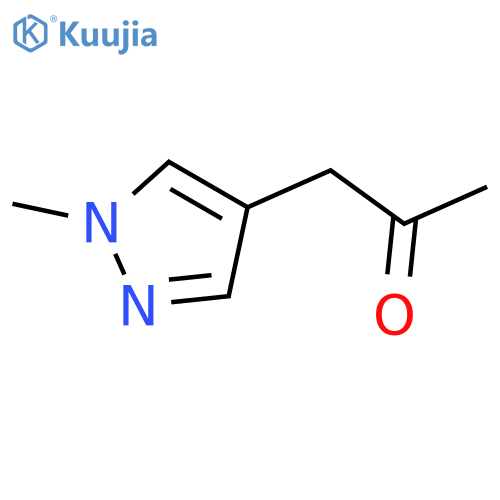 1-(1-methyl-1H-pyrazol-4-yl)propan-2-one structure
