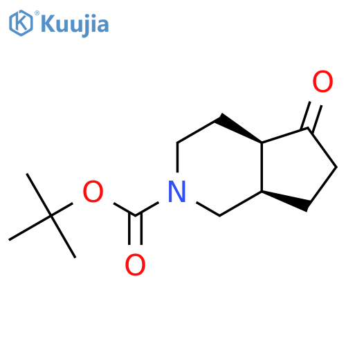 tert-butyl cis-5-oxo-3,4,4a,6,7,7a-hexahydro-1H-cyclopenta[c]pyridine-2-carboxylate structure